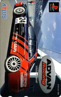 Telephone card for ADVAN Racing (Atlus, 1998)