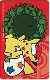 Telephone card for Pikachu Christmas Wreath — Telephone Card (Unconfirmed, Year unknown)