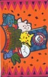 Telephone card for Pokémon Pattern (Orange) — Telephone Card (Unconfirmed, Year unknown)