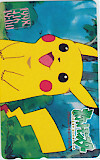 Telephone card for Pikachu Teal — Telephone Card (Unconfirmed, Year unknown)