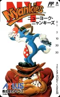 Telephone card for New York Nyankies (Atlus, 1991)