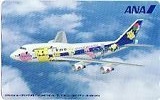 Telephone card for ANA Pokémon Jet (Colourful Livery) — Telephone Card (ANA, Year unknown)